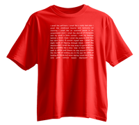 Футболка «Selfharm» Красная